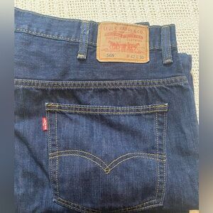 Levi's Men's 569 Blue Jeans Size 42x30